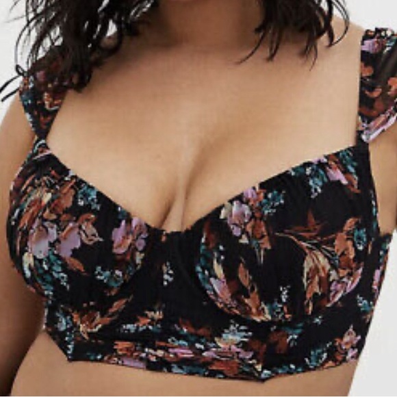 NWT Torrid Floral Bralette - Picture 1 of 4